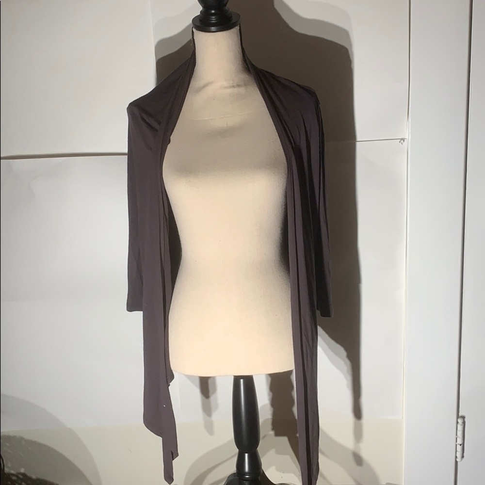 Grey cardigan